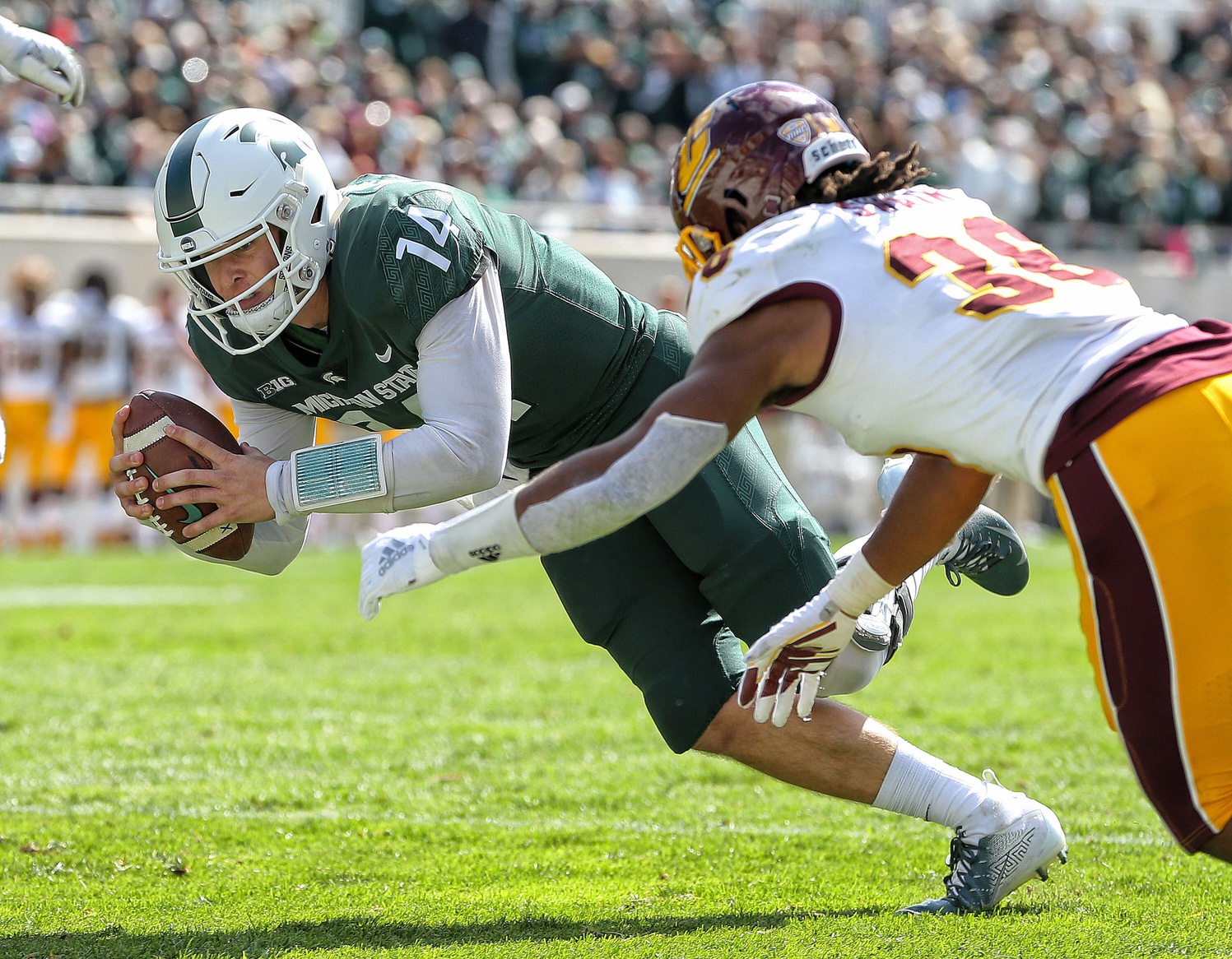 Michigan State football's Courtney Hawkins is biggest reason to hope