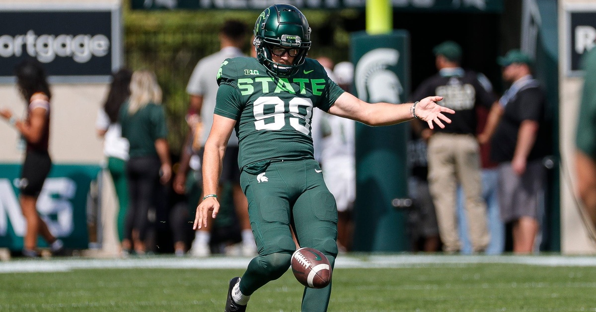 Draft analyst: Patriots land 'best punter' in Michigan State's Bryce  Baringer 