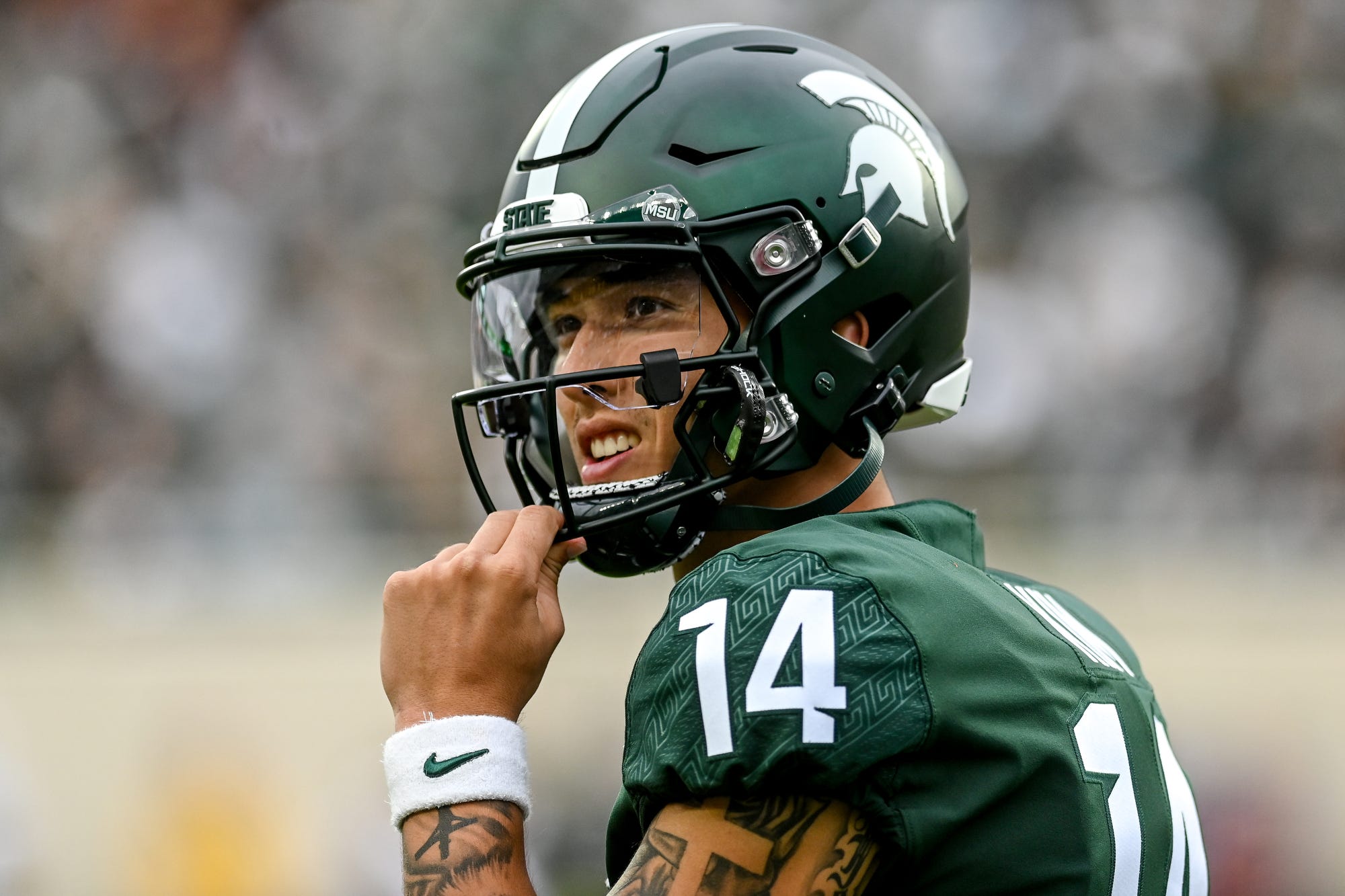 Michigan State football to stick with Noah Kim at quarterback