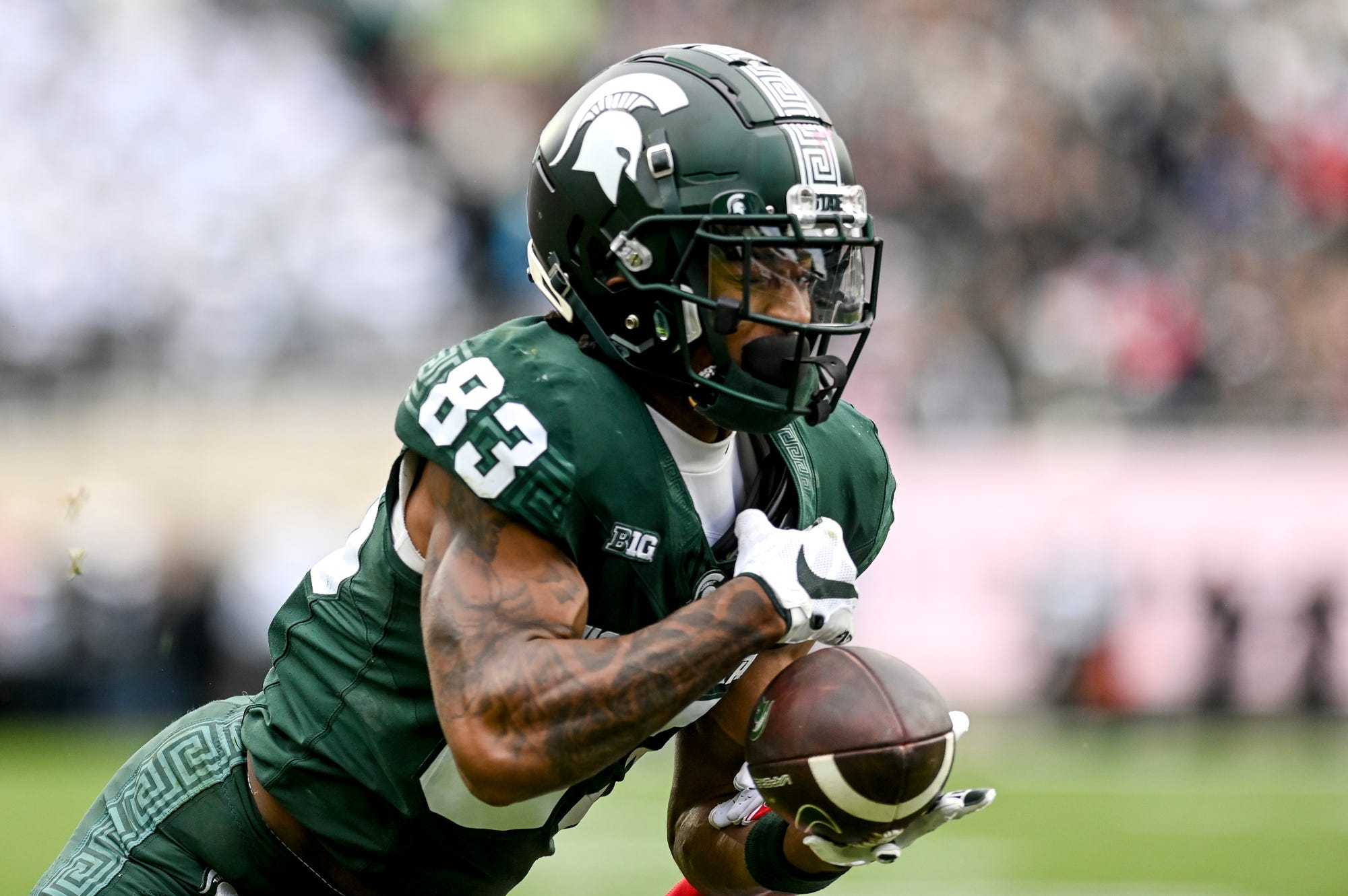 Michigan State football receiver Montorie Foster