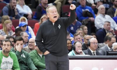 Michigan State basketball coach Tom Izzo at the Champions Classic.