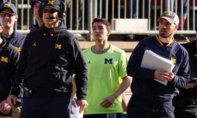 Connor Stalions was on the sidelines of the CMU vs. Michigan State football game.