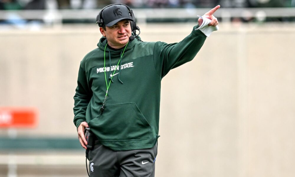 Michigan State football coach Jonathan Smith ahead of the 2024 college football season