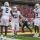 Michigan State football celebrates a touchdown at Maryland.