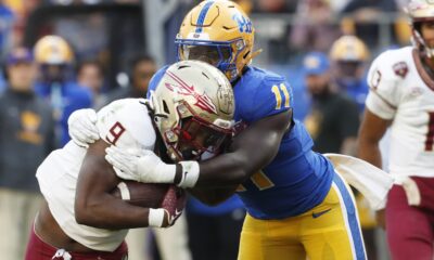 Michigan State football target Bangally Kamara makes a tackle.