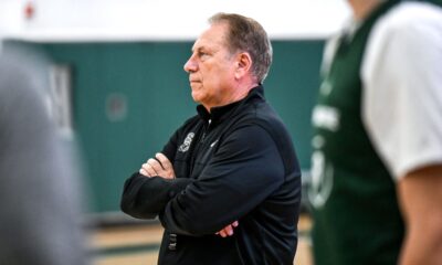 Michigan State basketball coach Tom Izzo.