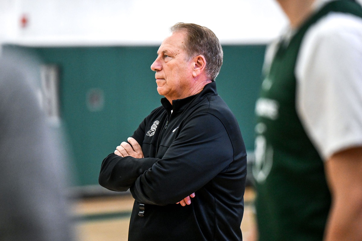 Michigan State basketball coach Tom Izzo.