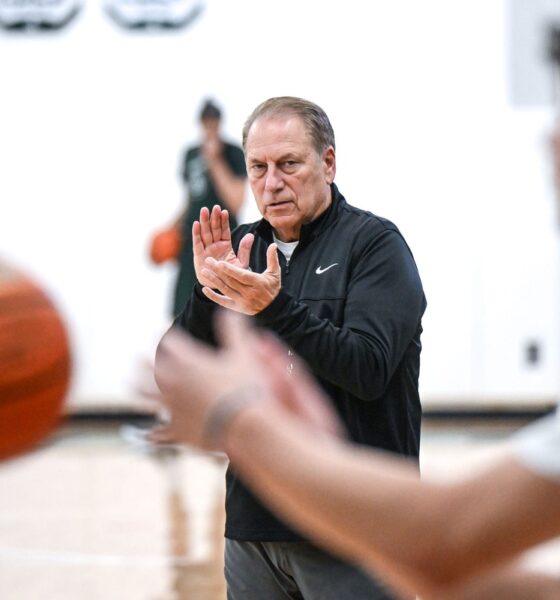 Michigan State basketball coach Tom Izzo