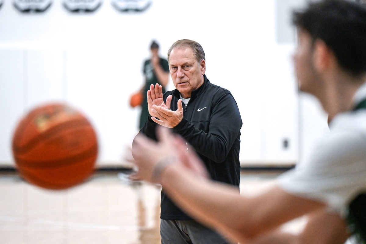 Michigan State basketball coach Tom Izzo