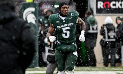 Michigan State football running back Nate Carter