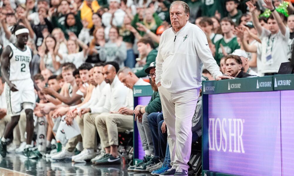 Michigan State basketball coach Tom Izzo.