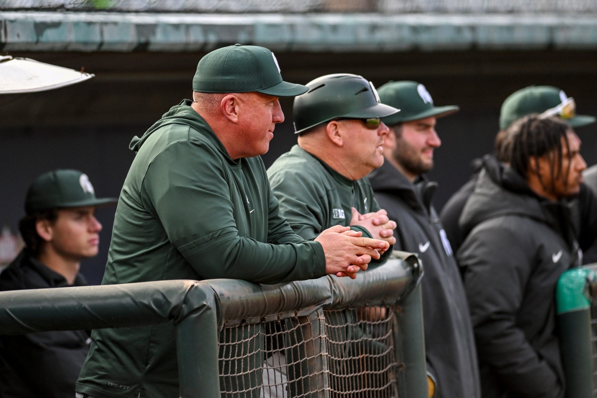 Michigan State baseball coach Jake Boss Jr.