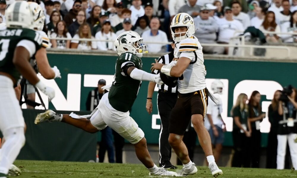 Michigan State football. Anelu Lafaele