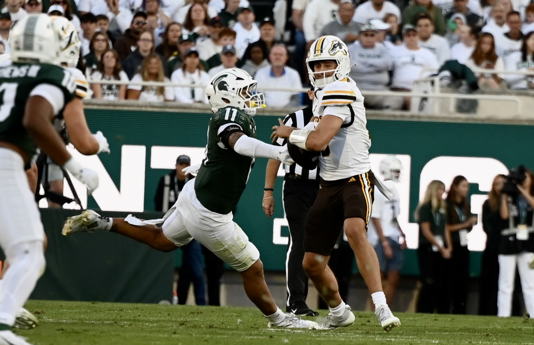 Michigan State football. Anelu Lafaele