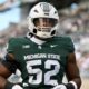 Michigan State football. Mikeshun Beeler