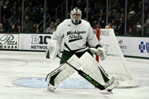 Trey Augustine, Michigan State hockey