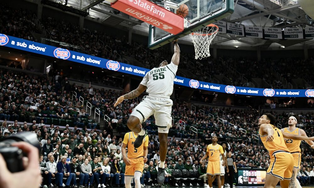 Michigan State basketball. Coen Carr