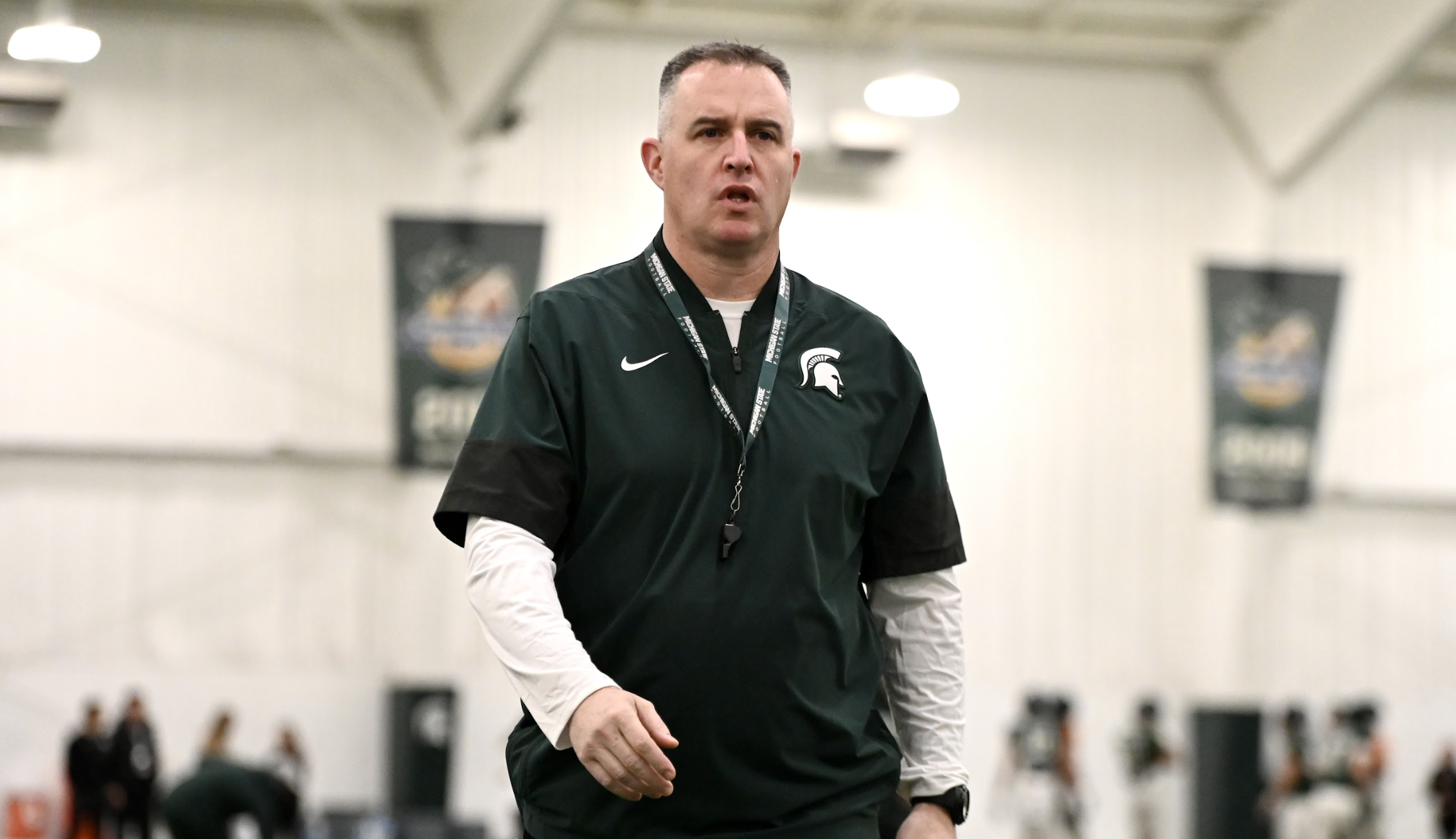 Michigan State football coach Pat Fitzgerald
