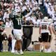 Anelu Lafaele Celebrating Against Western Michigan