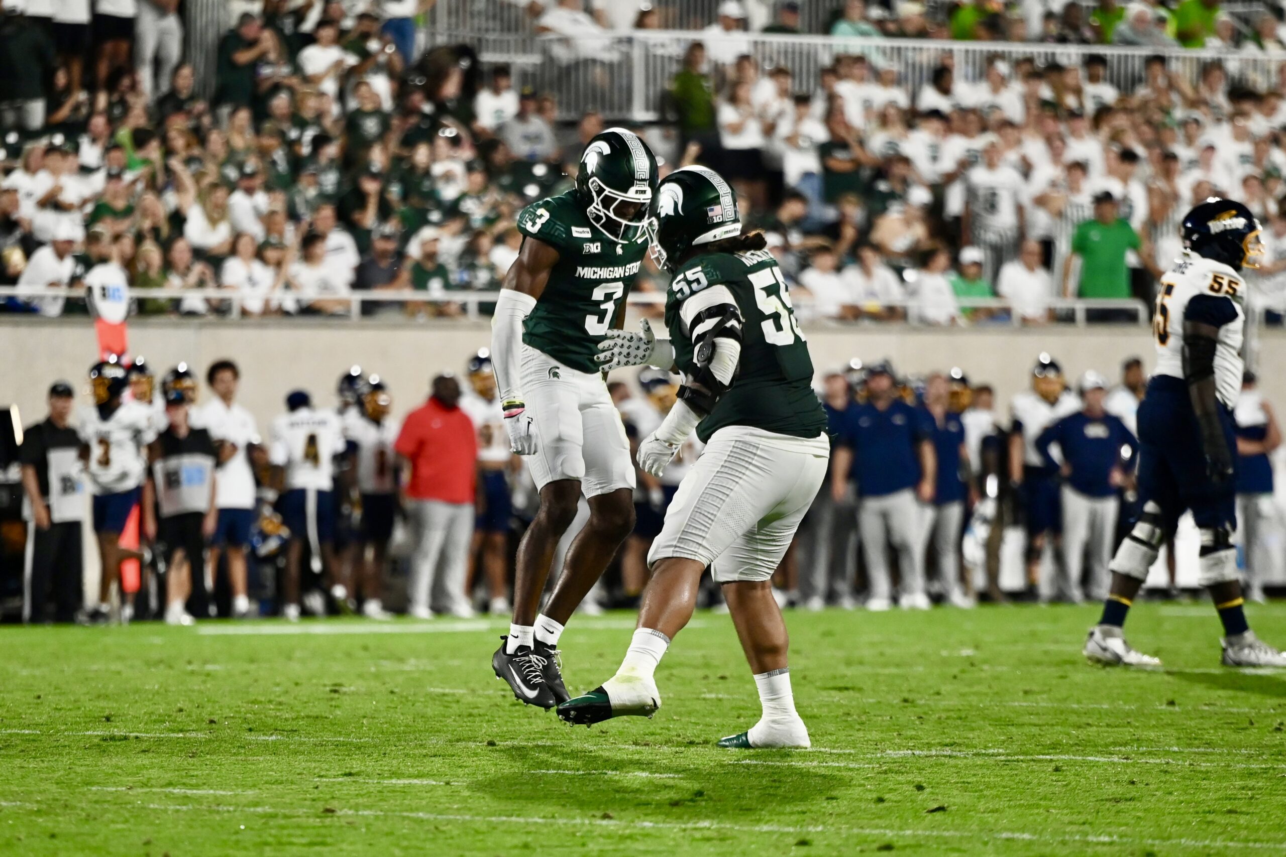 Tre Bell, Ben Roberts, Michigan State football