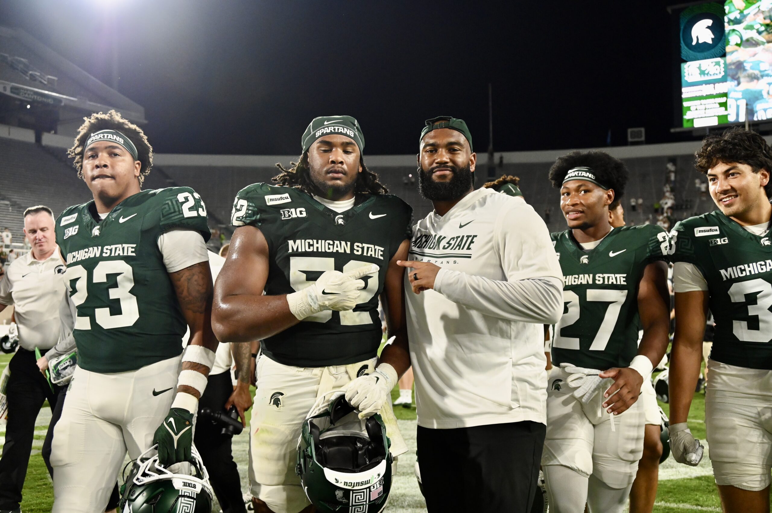 Mikeshun Beeler, Winston DeLattiboudere, Michigan State Football