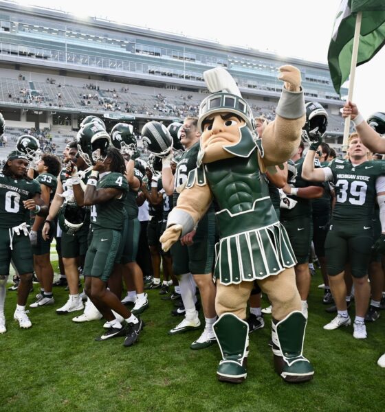 Sparty, Michigan State football